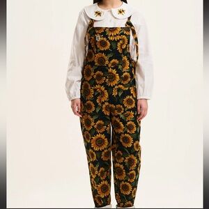 Lucy & Yak original organic cotton dungarees sunflower